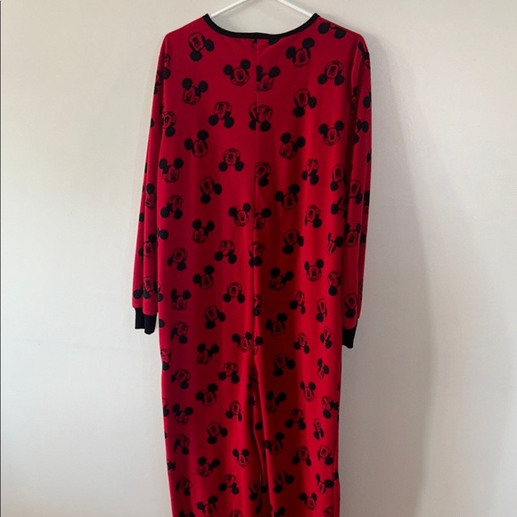 Disney Red Pajama Set with Black Mickey Pattern - Picture 6 of 7
